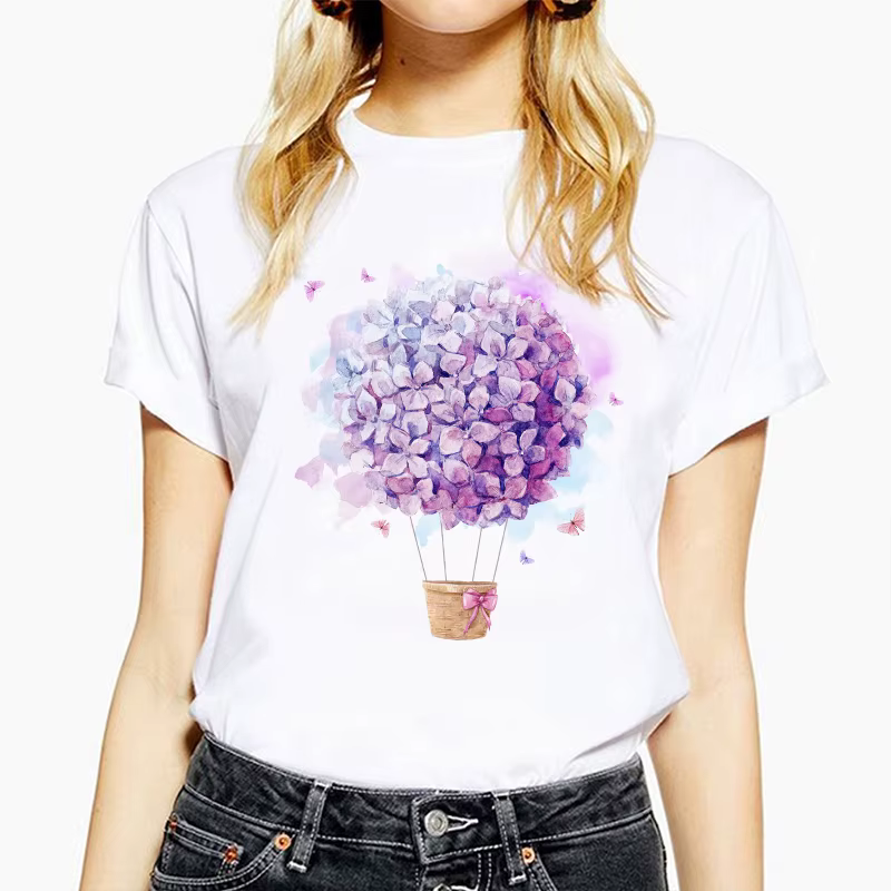 T-shirt à manches courtes pour femmes