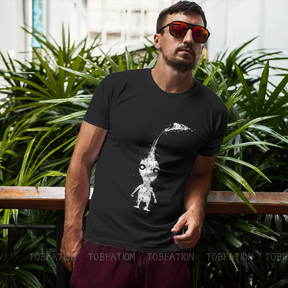 T-shirt blanc à col rond pour hommes