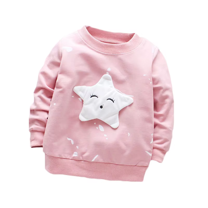 T-shirt en coton à manches longues pour nouveau-né