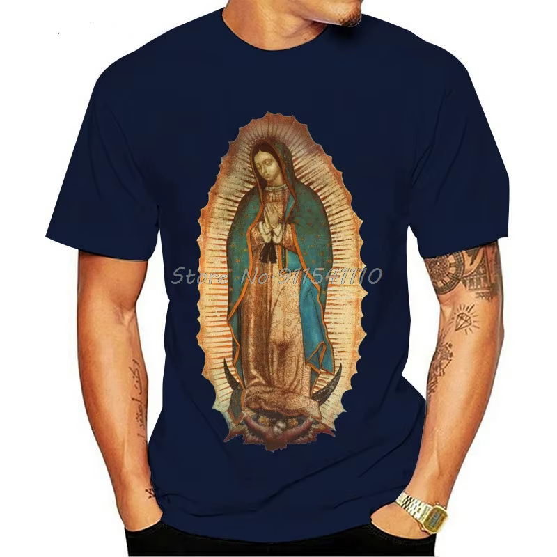Notre-Dame de Guadalupe Vierge Marie. Le T-shirt graphique religieux Madonna.
