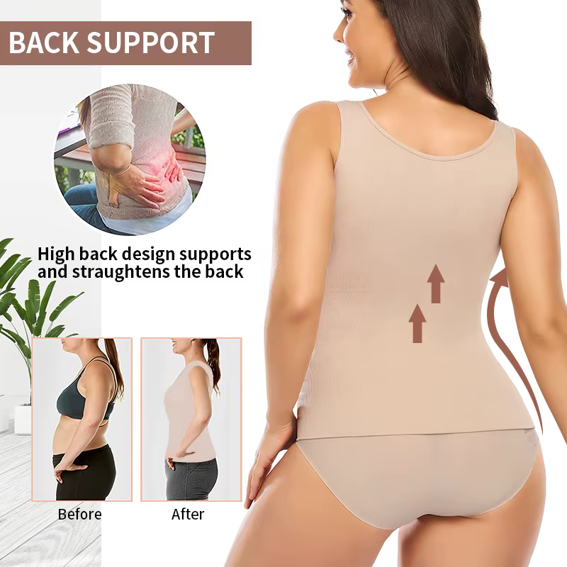 Débardeurs pour femmes avec soutien-gorge intégré