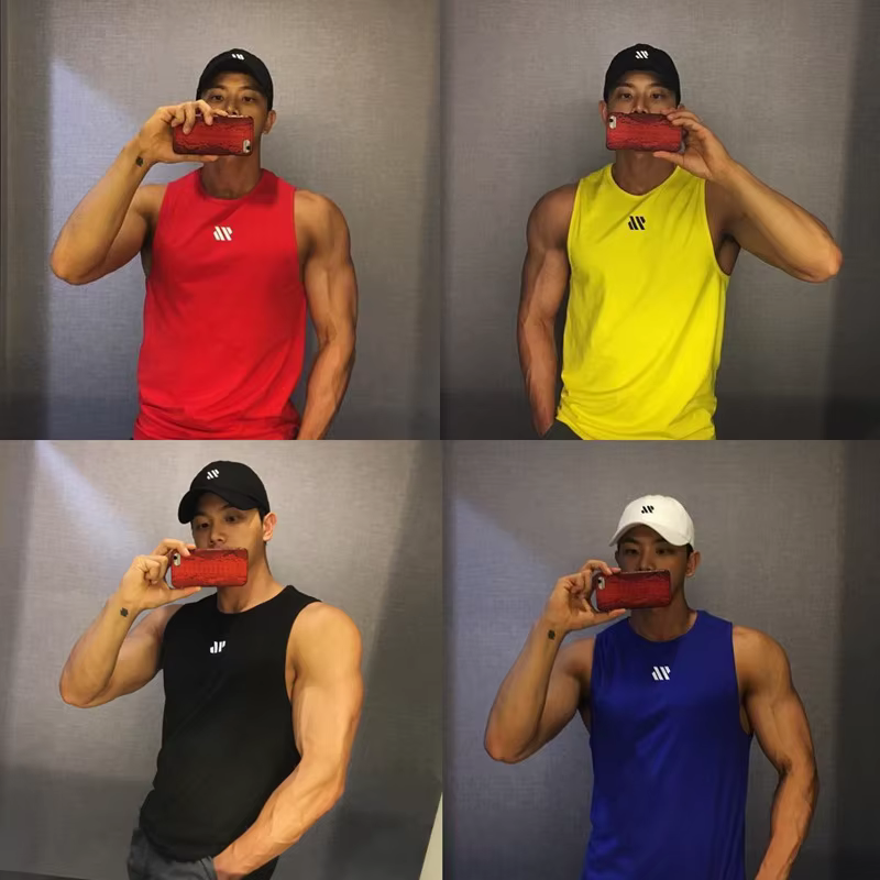 GITF Mannen musculation débardeurs gymnastique entraînement Fitness Mouwloos chemise course Kleding Stringer Singlet Zomer Toevallige gilet