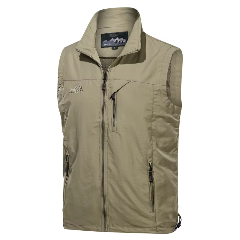 FibrglaMen-Gilet d'été respirant pour homme