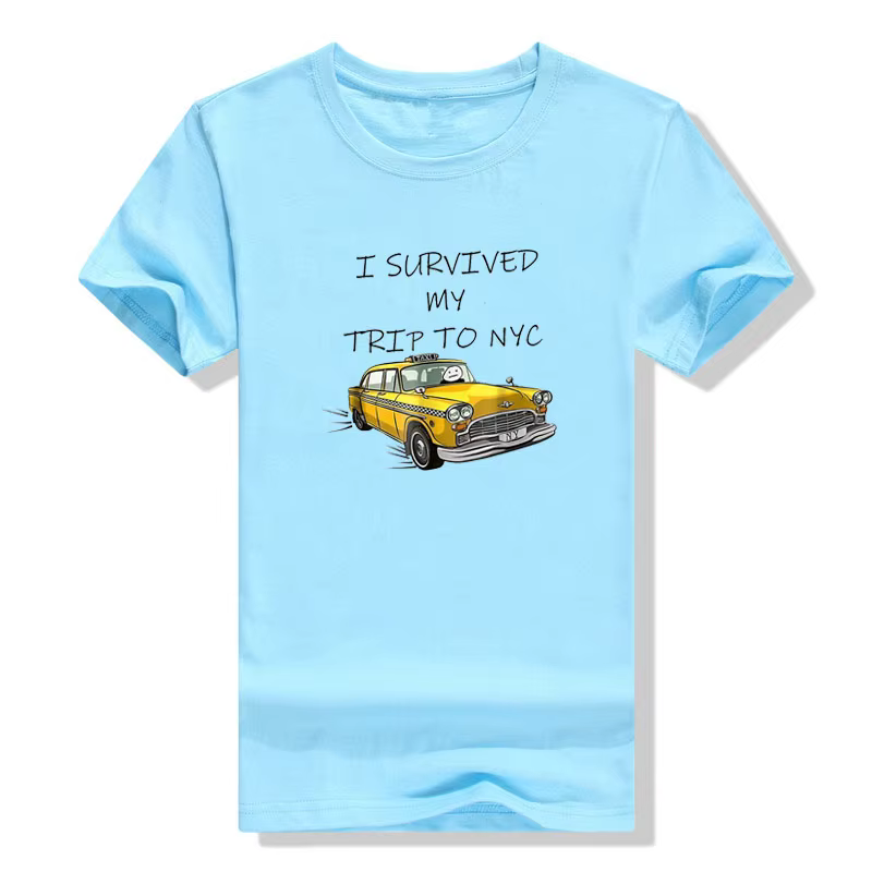 T-Shirt graphique, avec motif, j'ai pu survivre à mon voyage à NYC