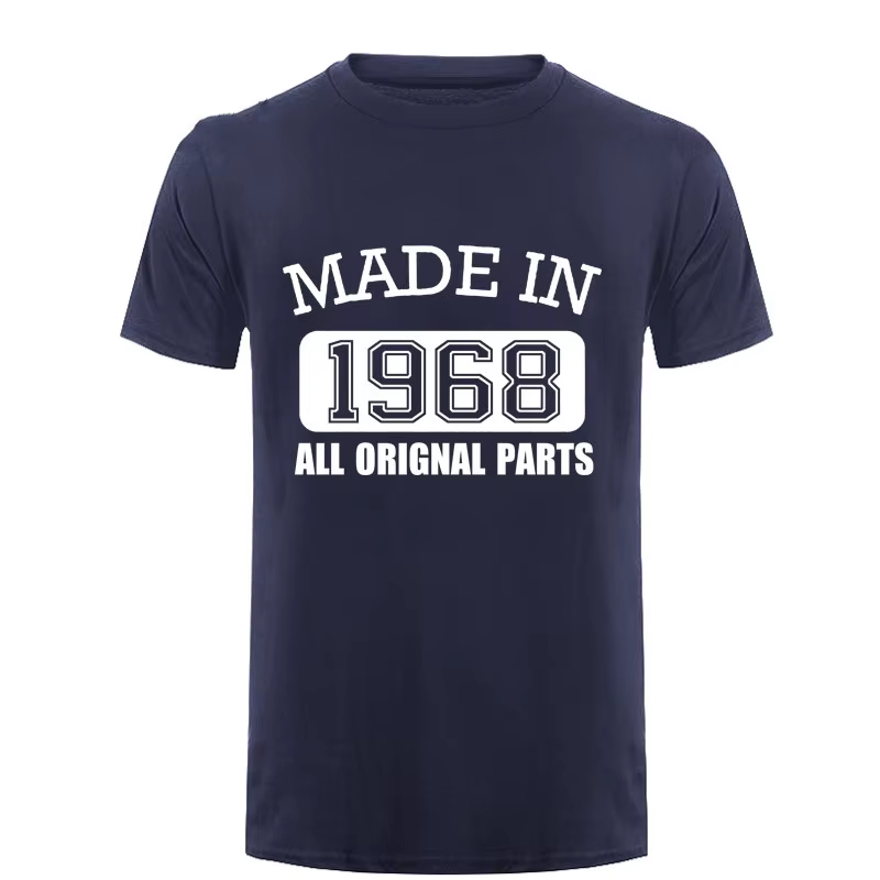 T-Shirt pour homme, fait en 1968 avec toutes les pièces originales
