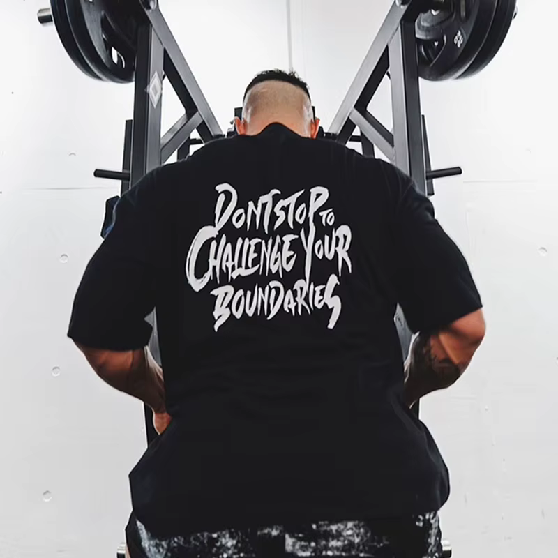 T-shirt en coton à manches courtes pour hommes