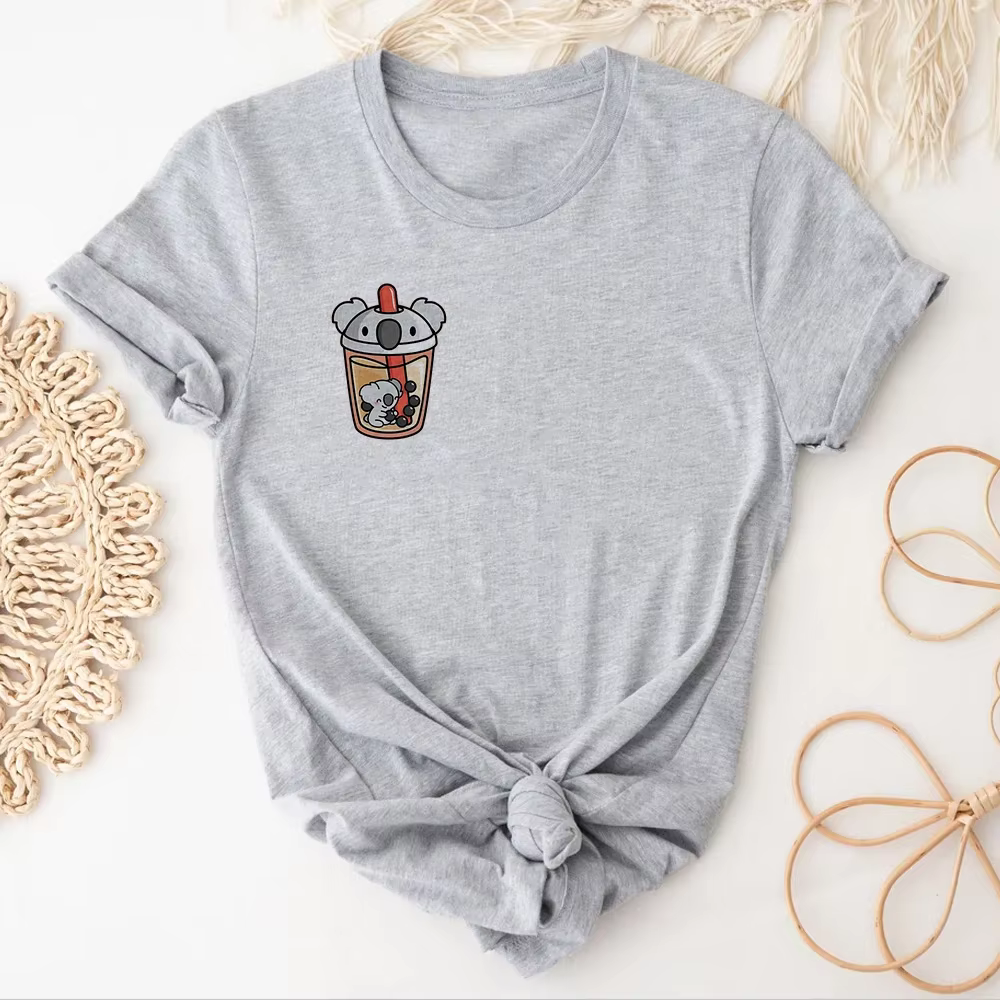 Koala t-shirt femmes été bande dessinée haut japonais femme