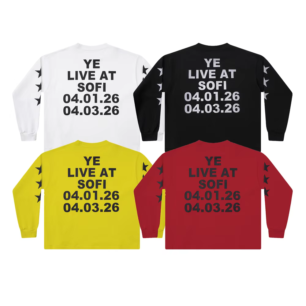 YE LIVE AT SOFI BULLY Kanye West Vultures YZY T-Shirt pour hommes et femmes
