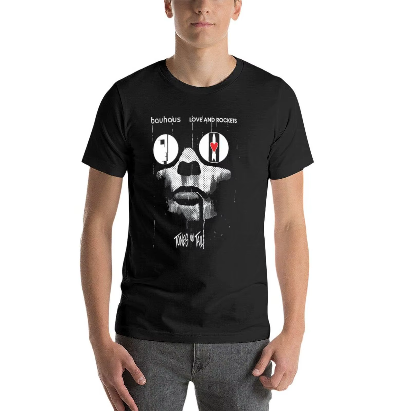 T-shirt Kevin Tones on Tail Love and Rockets pour hommes