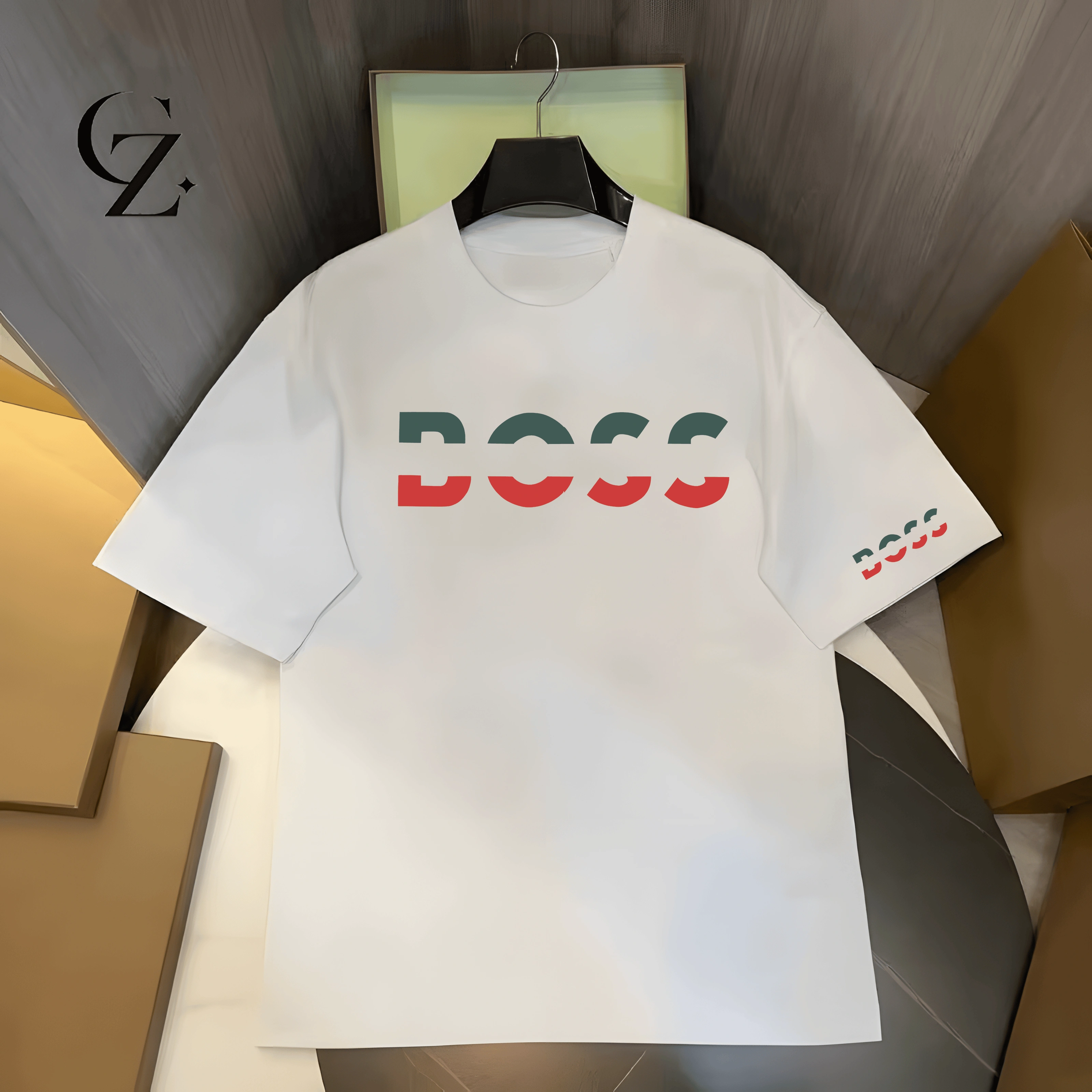 T-shirt de marque haut de gamme imprimé lettres pour l'été 2026