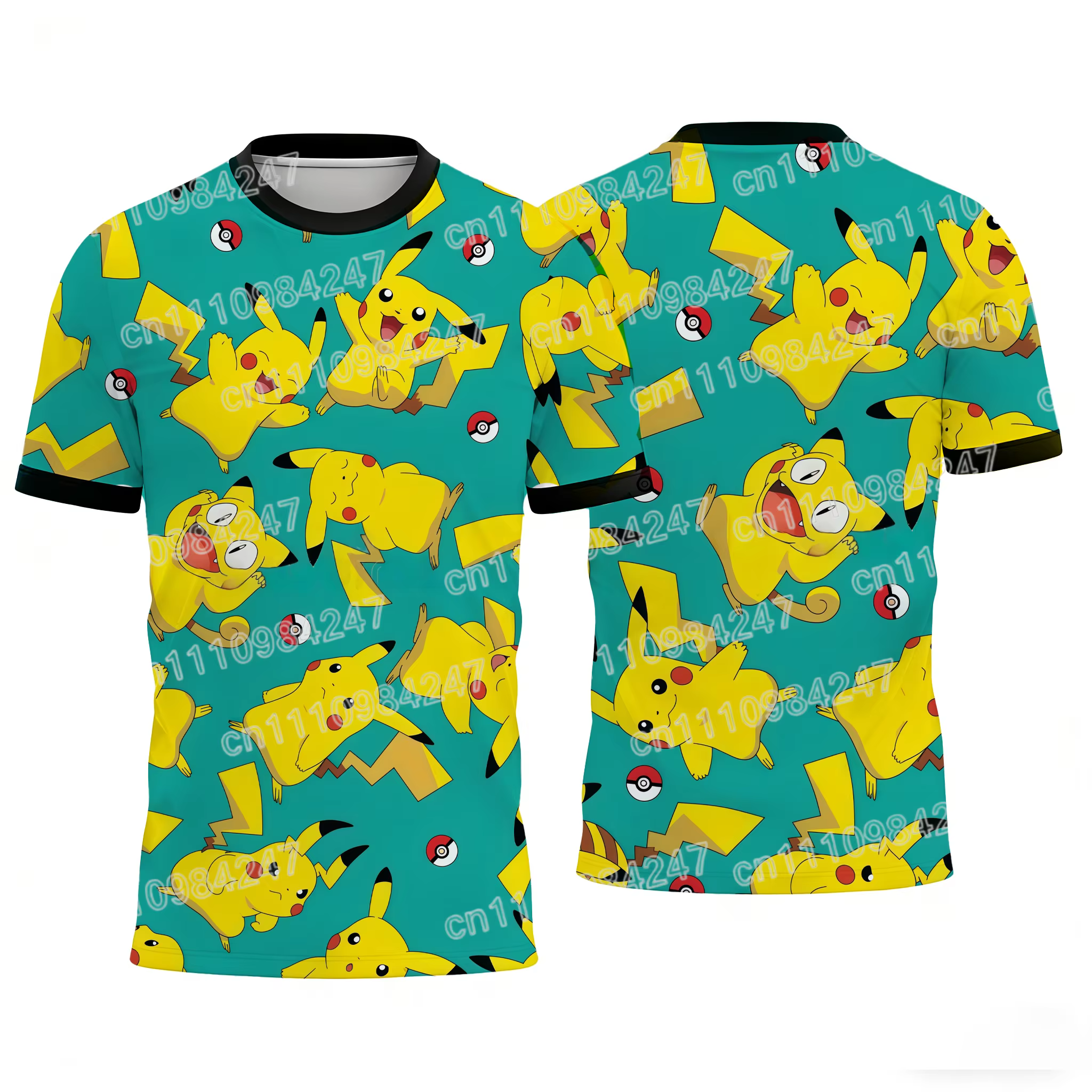 Nouveaux T-shirts assortis pour la famille Pokémon 2026