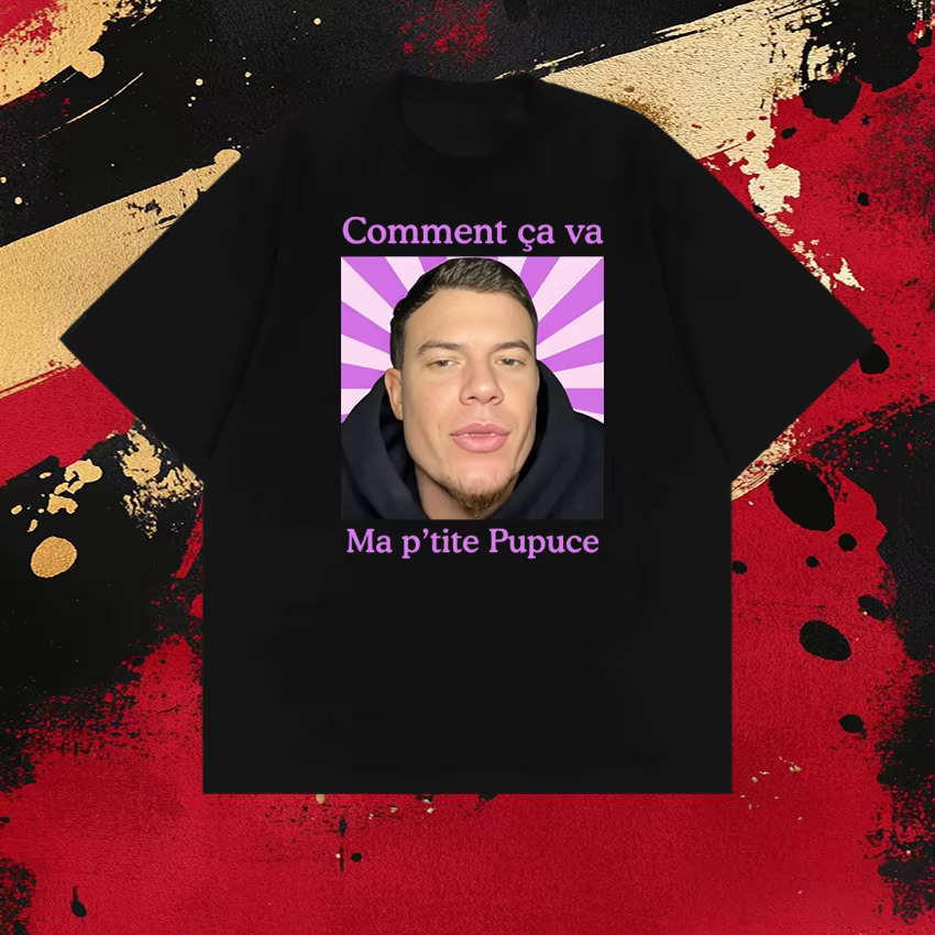 T-shirt graphique Hot Rapper Jul AD Laurent Ma P'tite Pupuce 2026 pour hommes et femmes