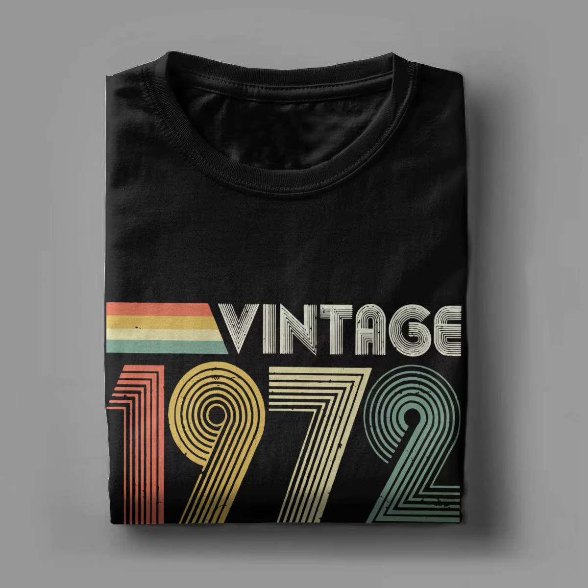 T-Shirt Vintage en pur coton pour hommes