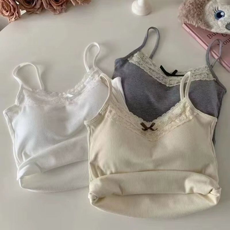 Crop Top en Dentelle pour Femme