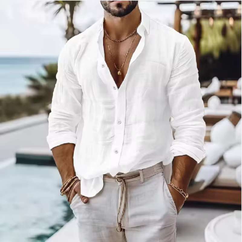 Chemise en coton pour hommes