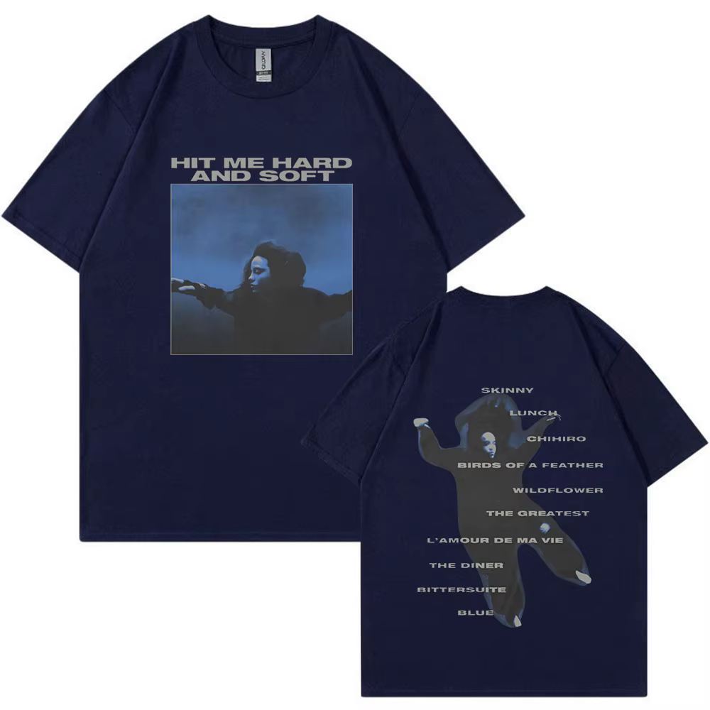 Hit Me dur et doux 2024 Tour Concert T-shirts hommes femmes mode Hip Hop T-shirt 100% coton ample décontracté à manches