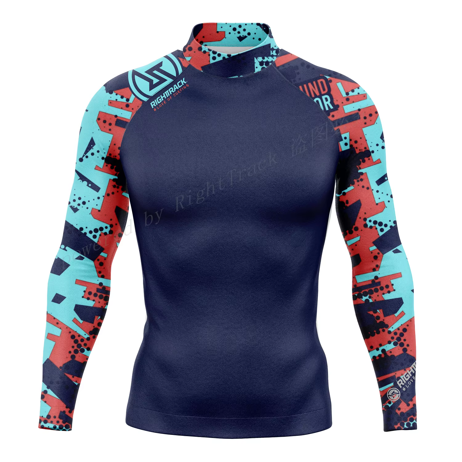 Maillot de bain Rashguard camouflage à manches longues pour la plongée, le surf, la protection UV, la plongée en apnée, UPF, vêtements de plage d'été