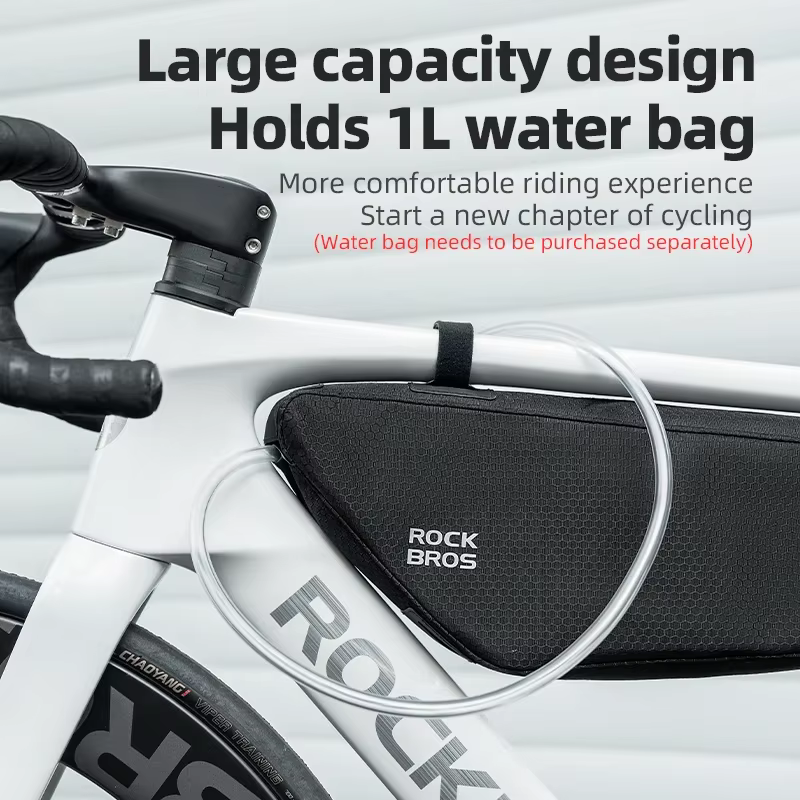 Sac avant étanche pour tube supérieur de vélo