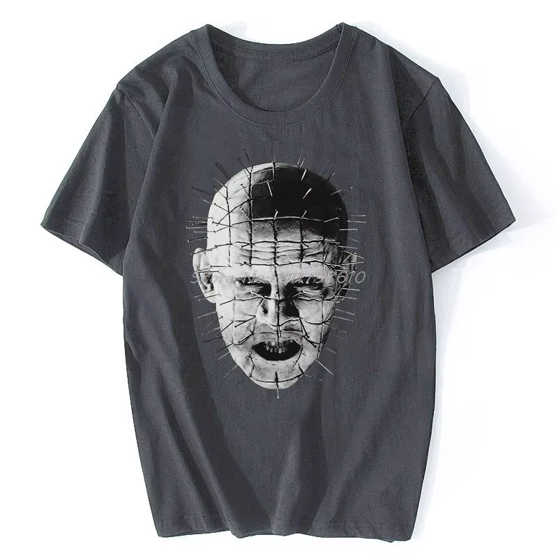 Hellraiser-film Pinhead-Close T-shirt-marque col rond mode décontracté haute qualité impression T-shirt