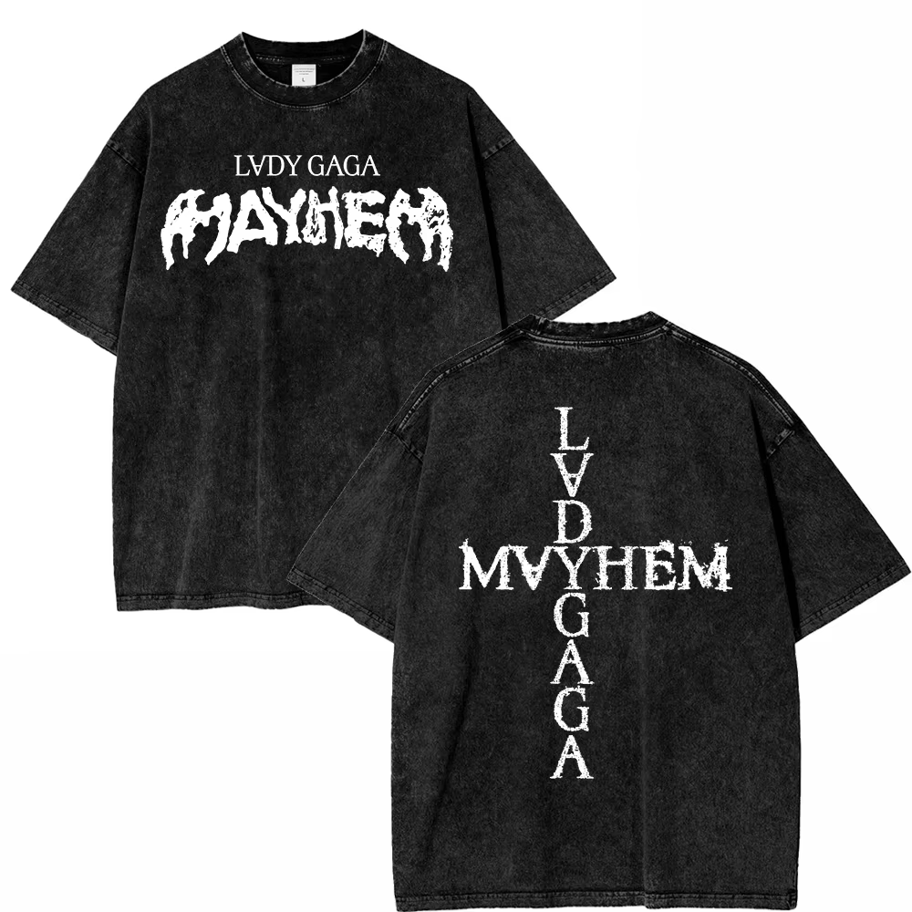 T-shirt vintage Lady Gaga Mayhem pour homme