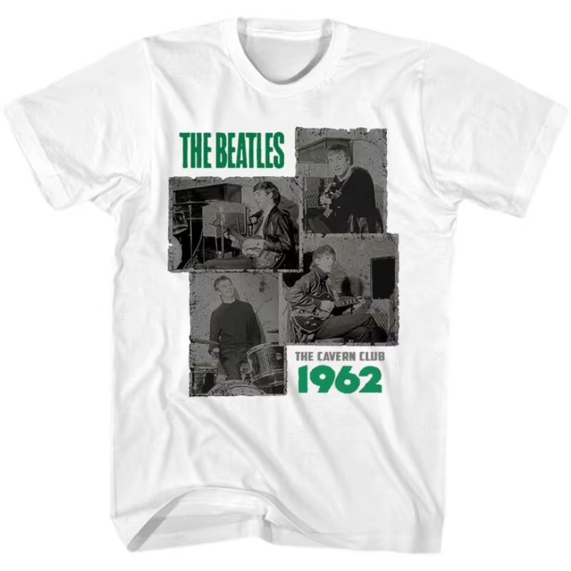T-shirt décontracté The Beatles 1962 The Cavern Club pour hommes et femmes