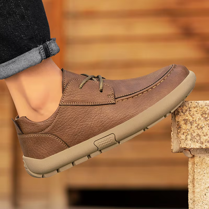 Chaussures en cuir à lacets pour hommes