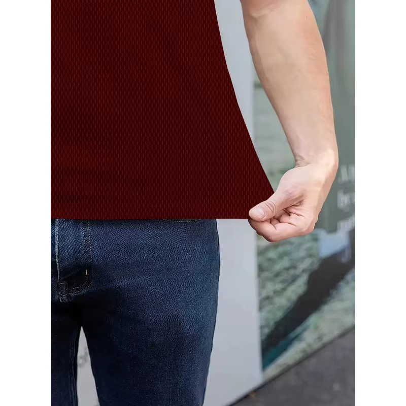 Polo sport décontracté à manches courtes pour homme