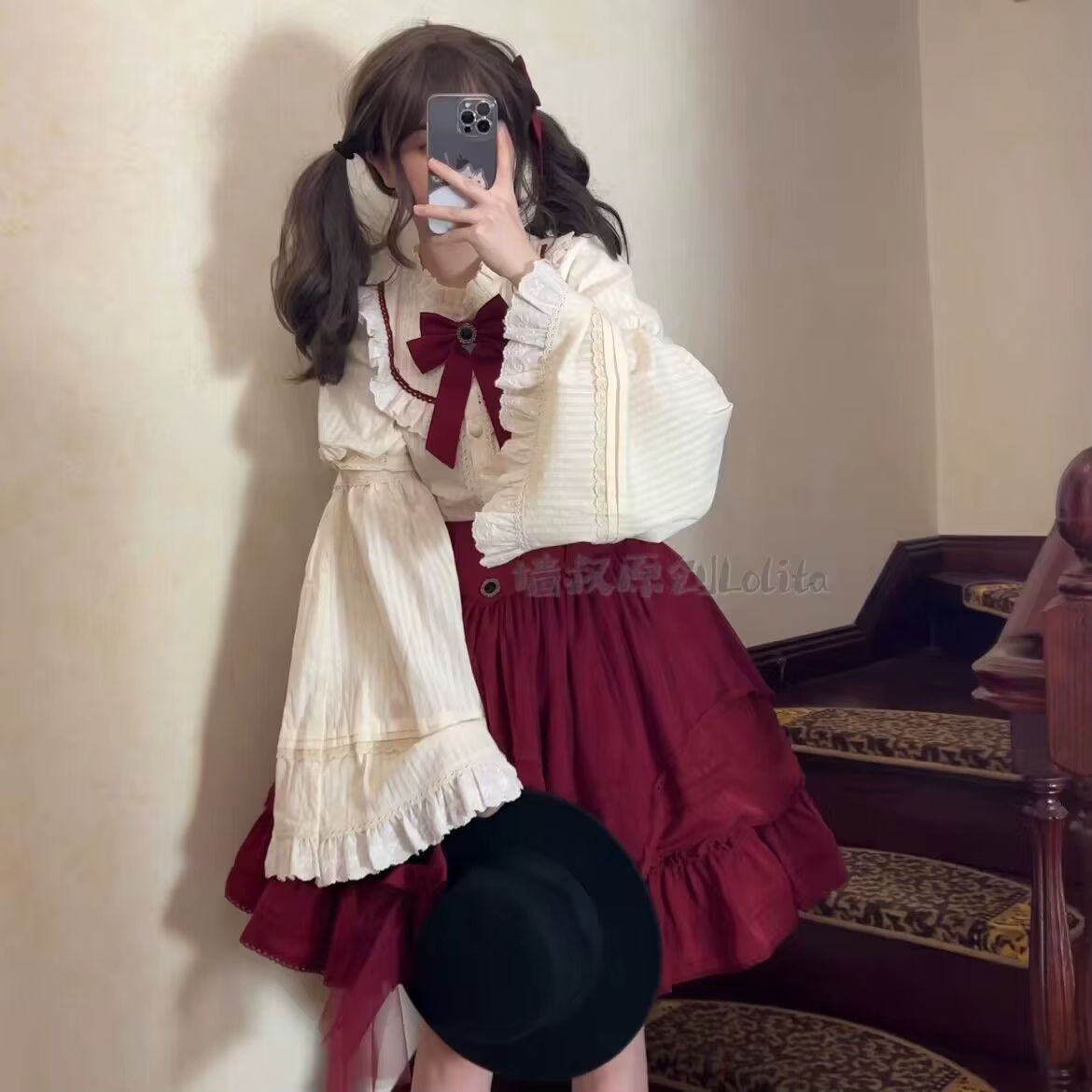 ~Rich Girl ~ Chemisier et jupe Lolita élégants par Uncle Wall Original