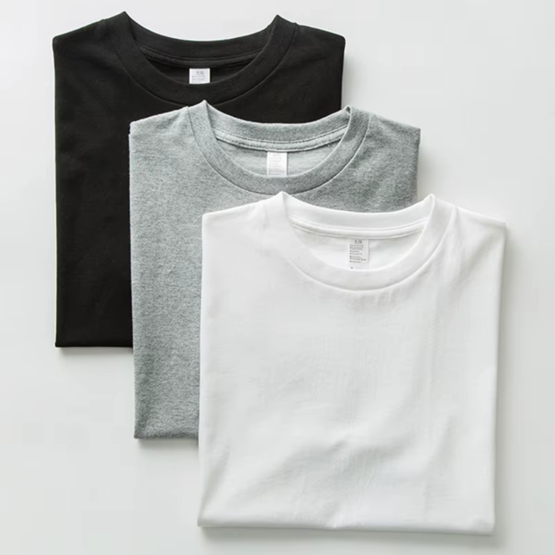 Pour homme votre design ici t-shirt d'été basique Logo Image texte ici manches courtes coton personnalisé col rond vêtements de rue