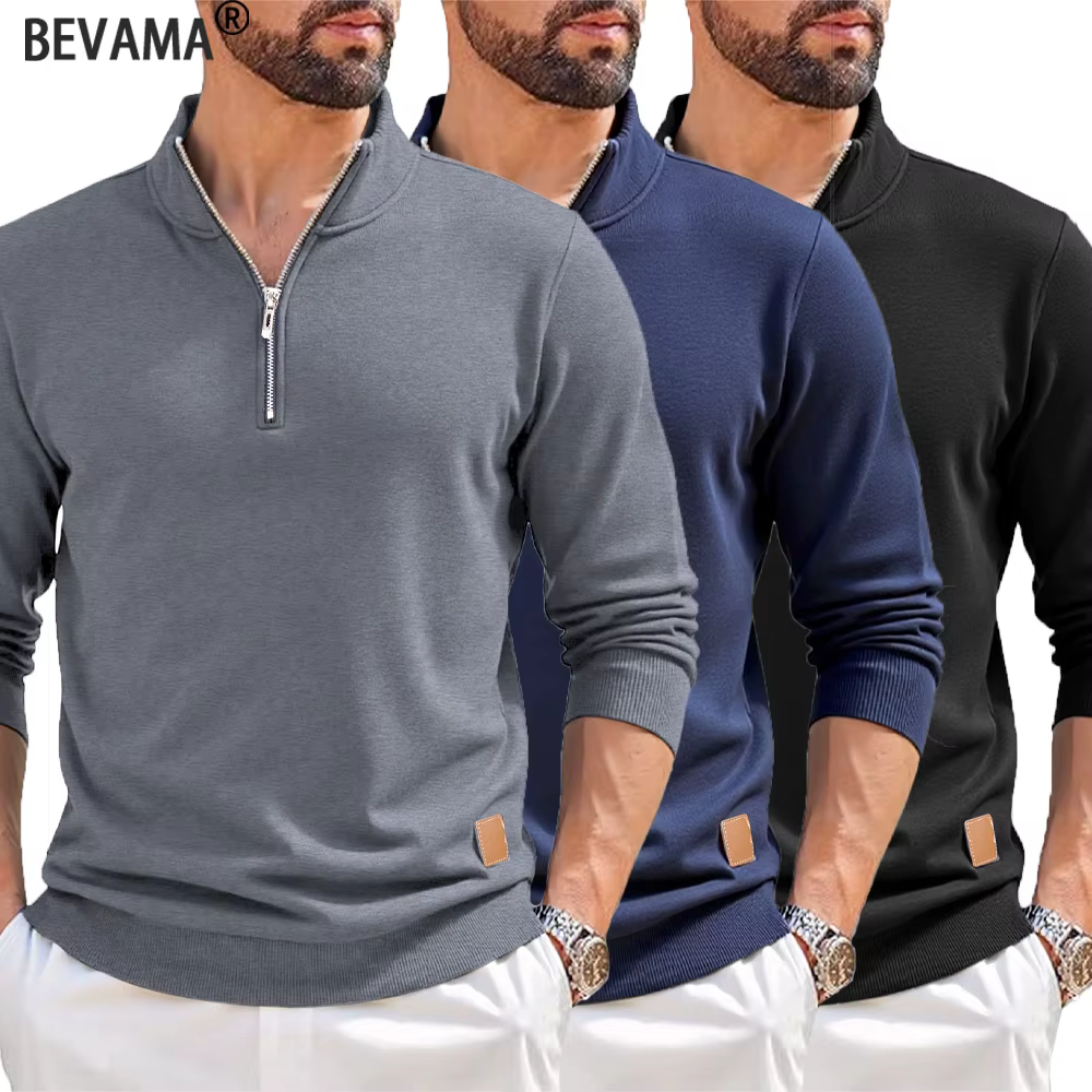 Robe pull à fermeture éclair pour hommes