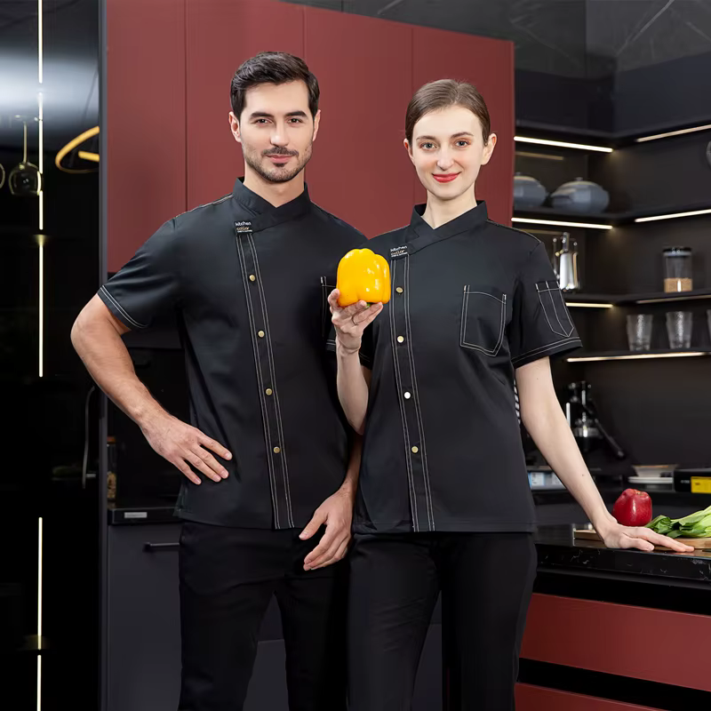 Uniforme de Chef de tête d'été pour hommes