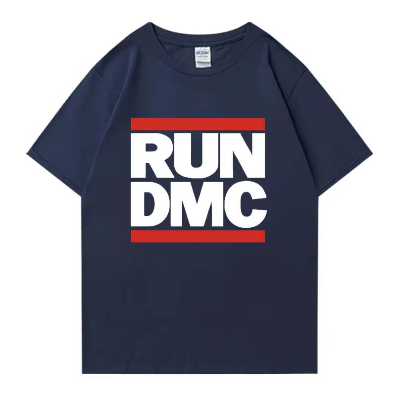 RUN DMC T-shirt à col rond avec imprimé graphique