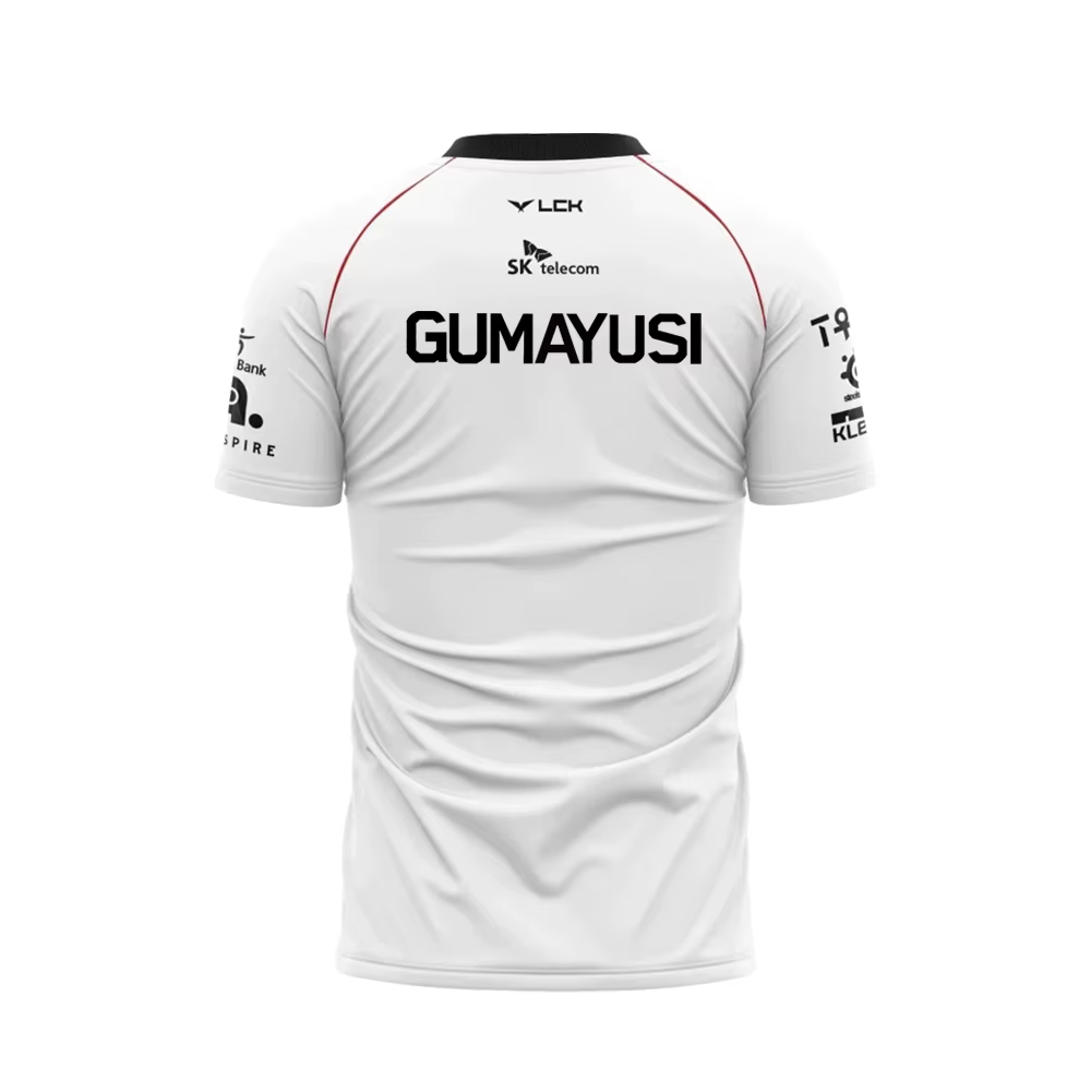 Uniforme de l'équipe du Club de sport électronique T1