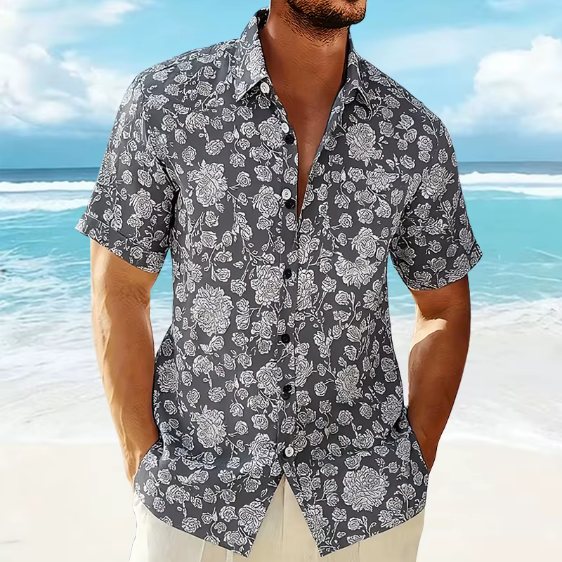 Chemise Hawaïenne d'Été 2026 pour Homme – Légère