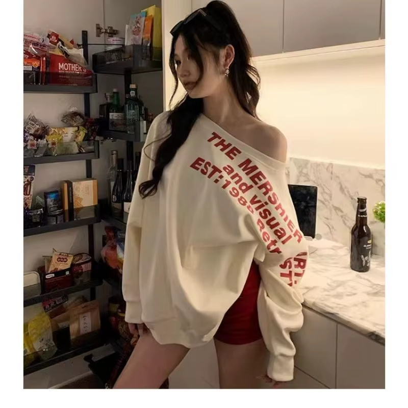 Sweat-shirt à manches longues pour femme
