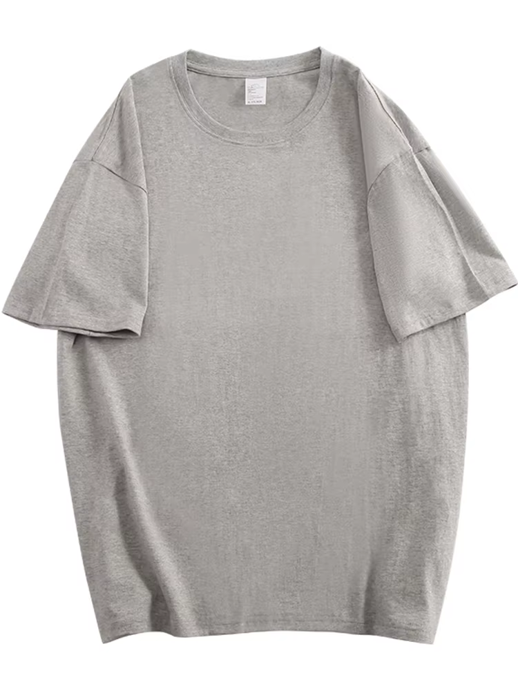 T-shirt en coton de qualité pour femme à manches courtes 2026 – T-shirts oversize d'été Harajuku
