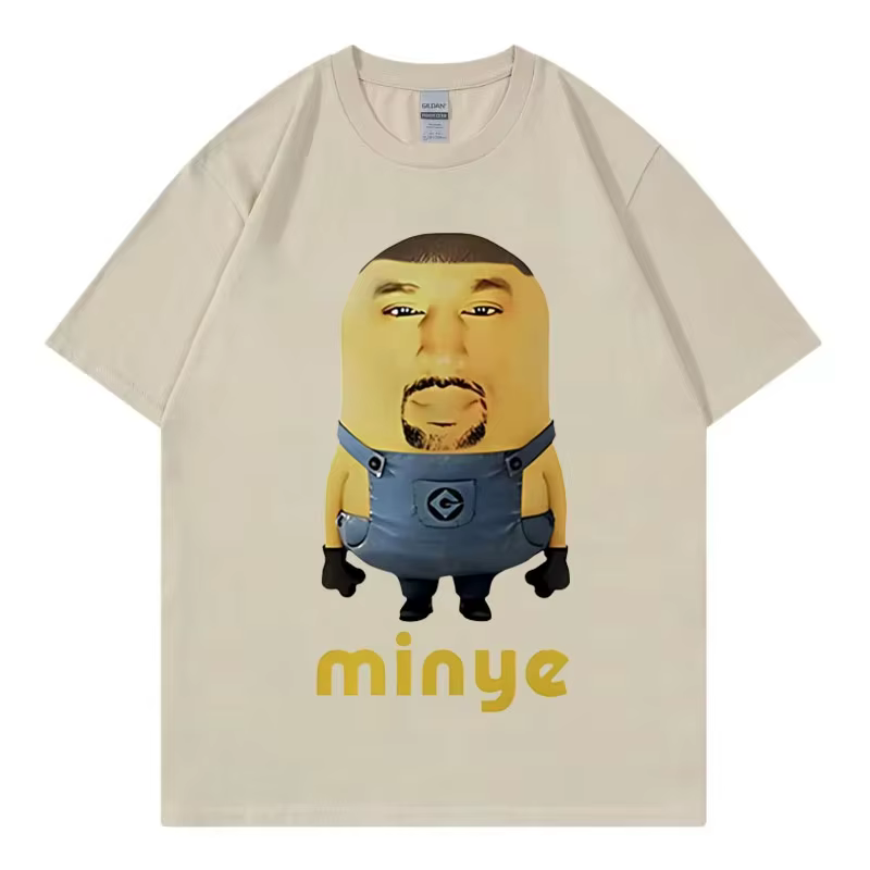 Minye Funny Meme Graphic T-shirts Fashion Hip Hop Clothing T-shirt Hommes et Femmes