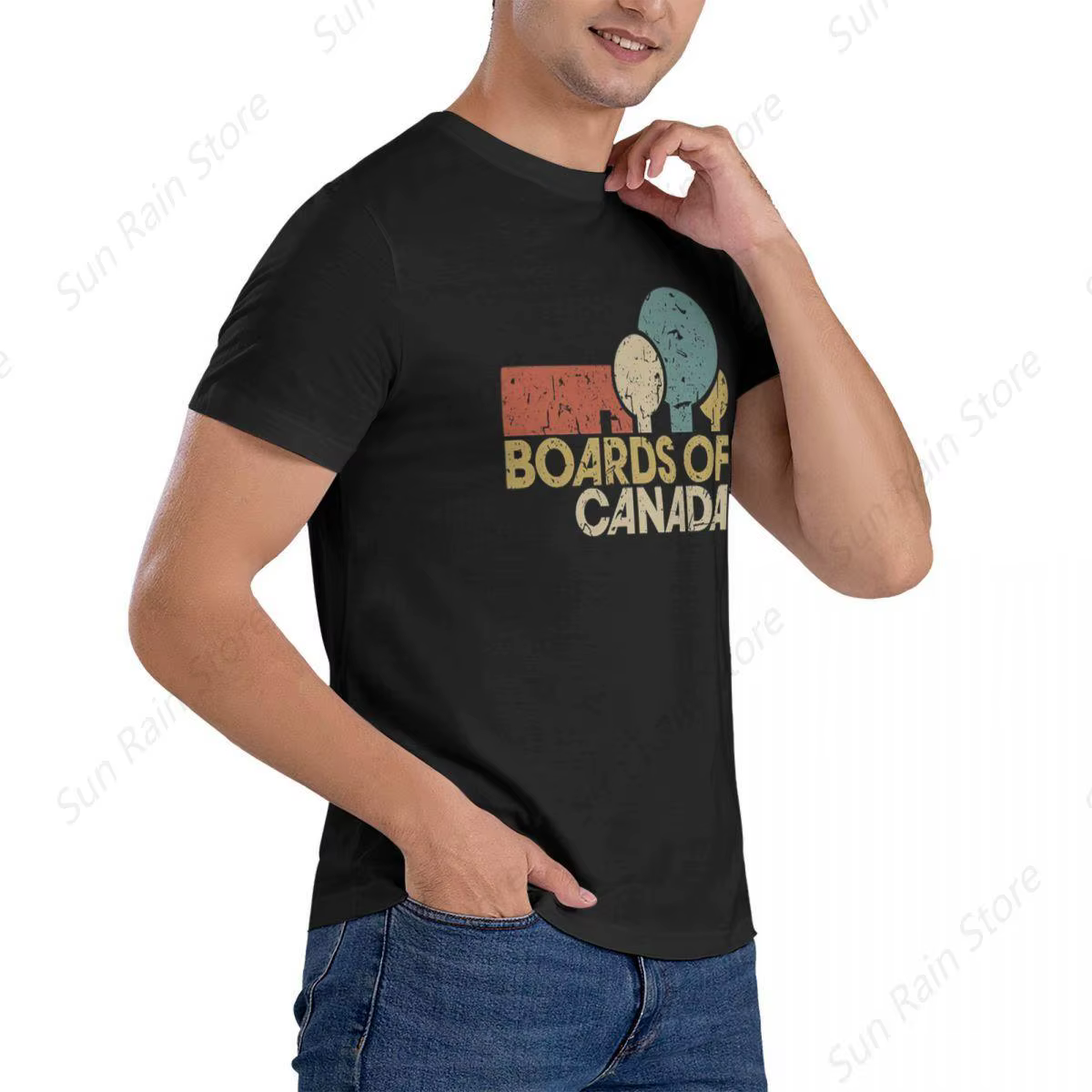 BOARDS OF CANADA In Cramped Quarters T-Shirt pour hommes coton surdimensionné t-shirts