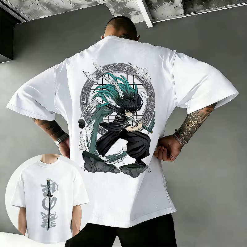 T-shirt imprimé Demon Slayer Anime