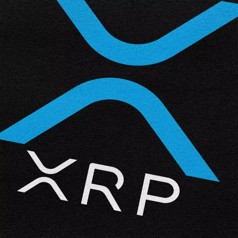 T-shirt personnalisé ondulé XRP pour hommes