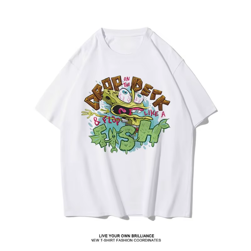 T-shirt pour homme avec motif graffiti sur le devant sur le thème de Bob l'éponge « Mind Like A Sponge »