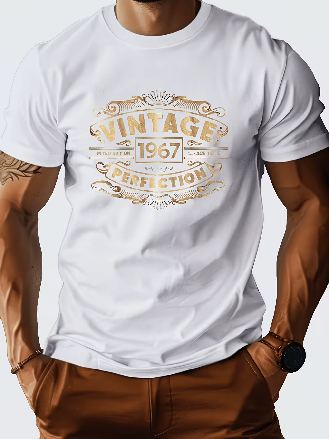 T-shirt imprimé élégant pour homme