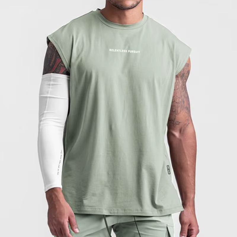 Débardeur coupe musculaire pour hommes, chemises de gymnastique respirantes à séchage rapide, vêtements de sport, course à pied, plage, entraînement, musculation, été