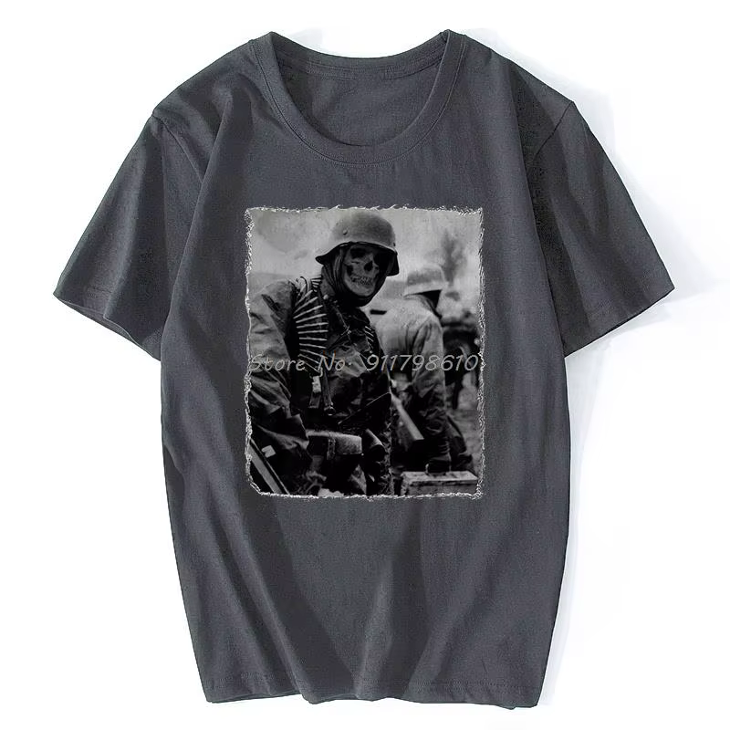 Allemagne Belgique Ardennes 1944 T-shirt soldat allemand Wehrmacht.