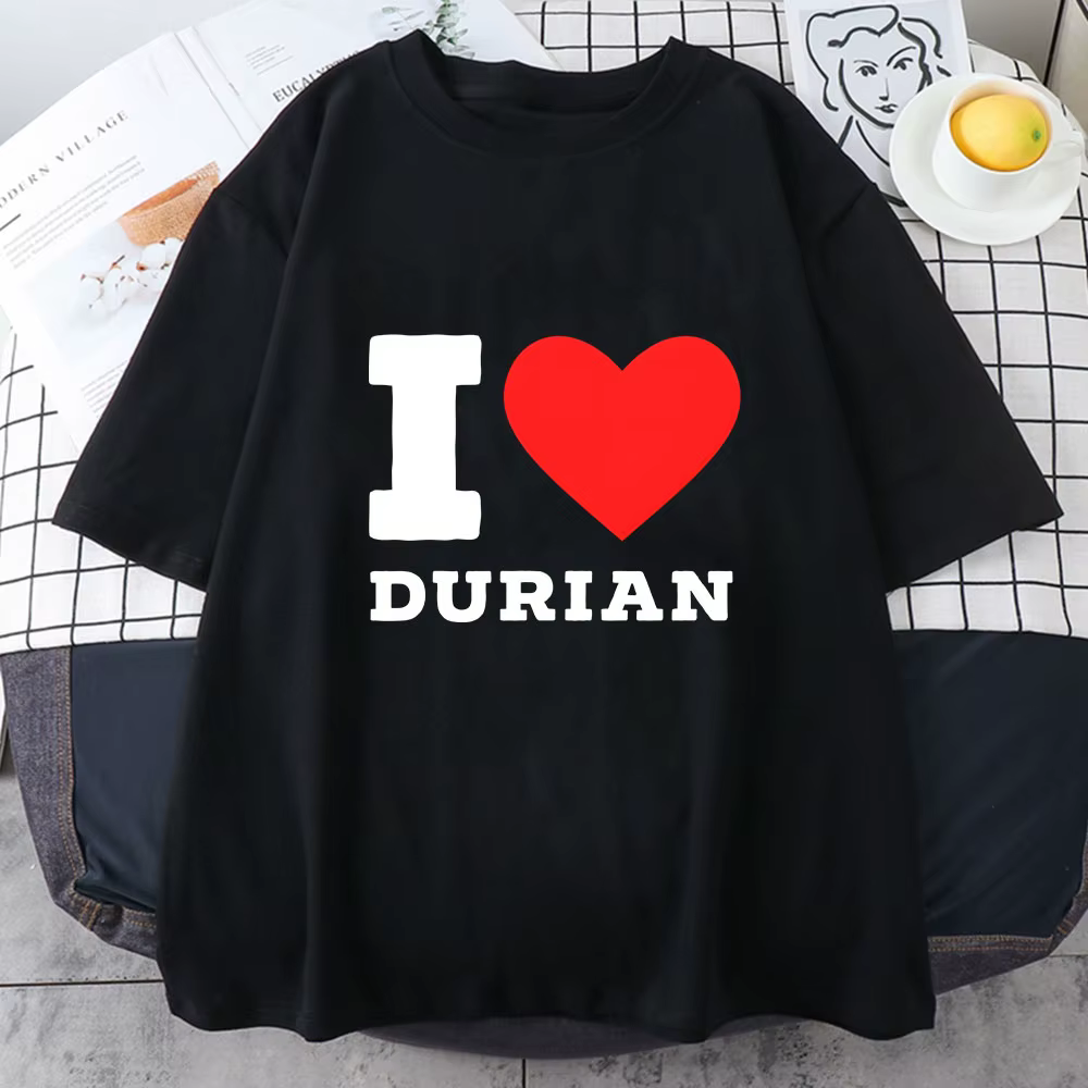 Durian-T-shirt Streetwear pour Femme
