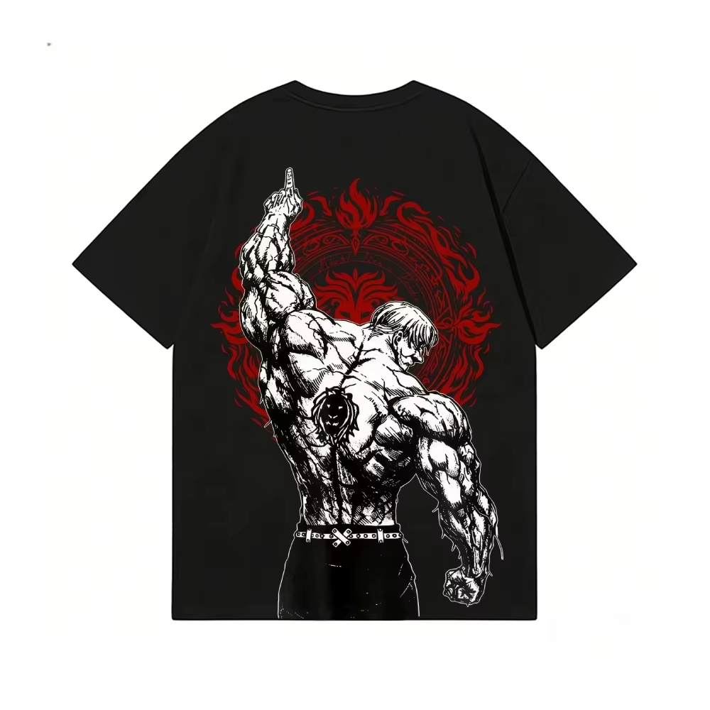 T-shirt Anime Lion's Sin of Pride Escanor – Vêtements Streetwear Homme et Femme de Haute Qualité – Nouveauté Été 2026