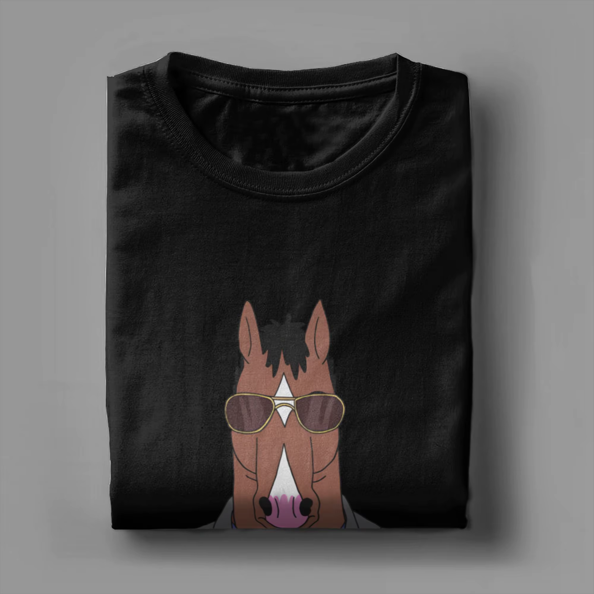 Horseman T-Shirt d'été en pur coton pour hommes