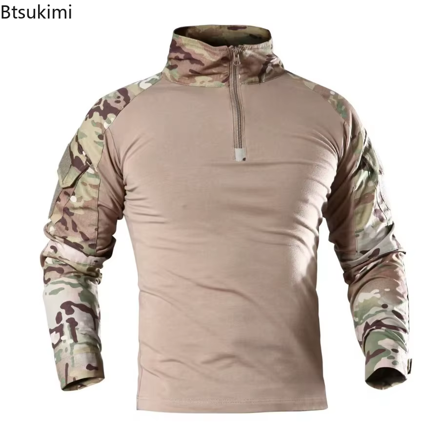 T-shirts de randonnée tactiques en plein air pour hommes