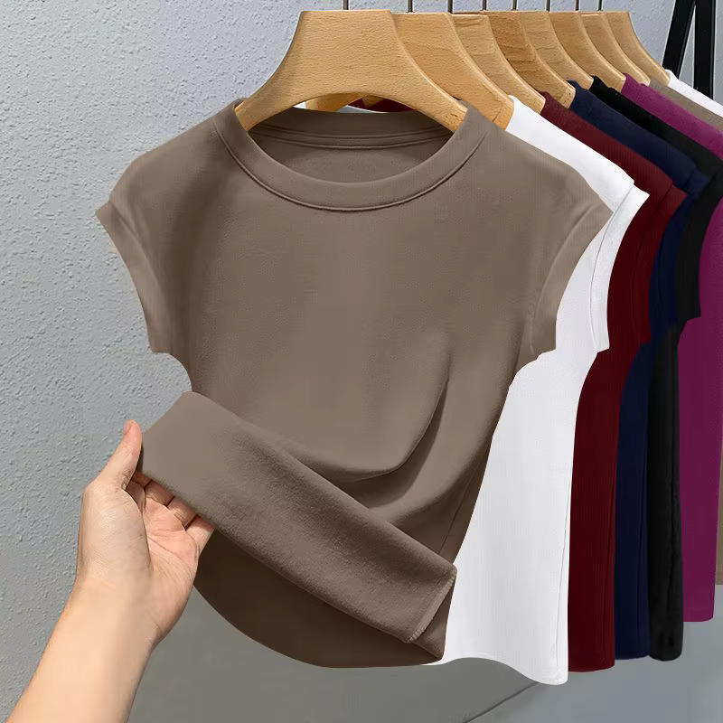 Nouveau T-shirt sans manches pour femme