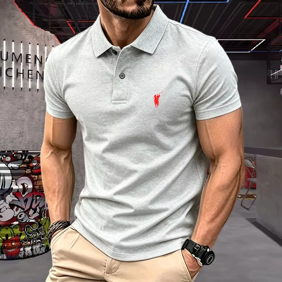 Polo à manches courtes pour homme